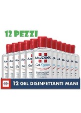 AMUCHINA GEL DISINFETTANTE MANI X12 FLACONI da 80 g