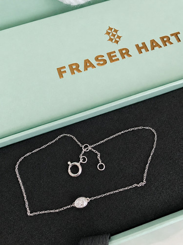 9ct White Gold 0.20ct Lab-Grown Diamond Bracelet - Fraser Hart Born collection