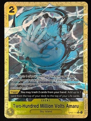Two-Hundred Million Volts Amaru (OP05-115) (Alternate Art) - (PRB-01)