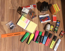 Przybory szkolne Szkoła Biuro Artykuły Etykiety Szpilki Klamra Zszywanie Linijka Stempel