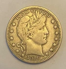 1916-d barber quarter Xf nice for a high end collection