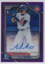 2024 Bowman Draft Ariel Armas 1st Bowman Auto Purple Refractor #/250