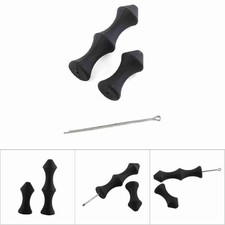 (black)Useful Outdoor Shooting Accessory Protector Gear Archery Bow String HG