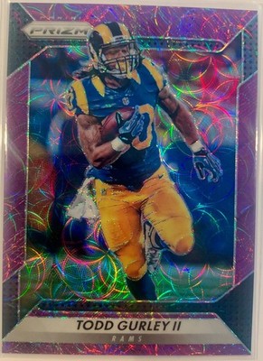 TODD GURLEY II 2016 Prizm Prizms Purple Scope #93 Rams /99