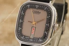 Rectangle Rare Refrigerator TV set Russian USSR Slava СЛАВА wrist watch 2428 NOS