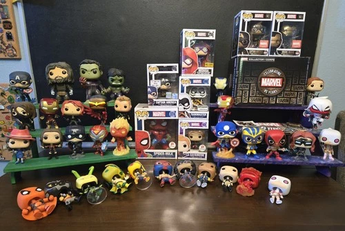Funko Pop! Vinyl Marvel Lot 7 In Box & 24 Out Of Box