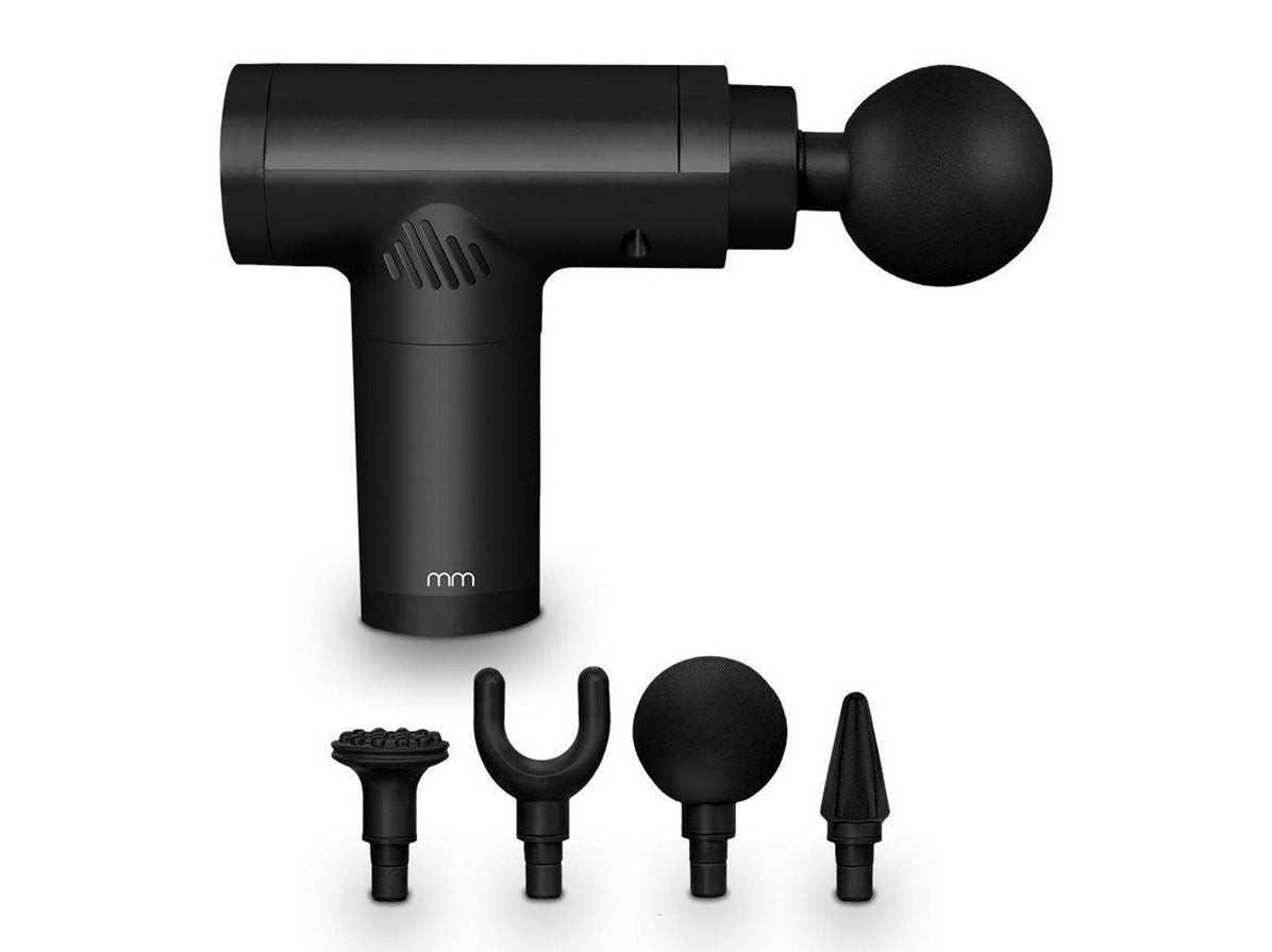 MikaMax Picco Massage Gun - 6 Stufen, 4 Massageaufsätze | Kompaktes kabelloses Design mit 1200-mAh-Akku und USB-C-Ladung für gezielte Massage unterwegs. - Bild 3