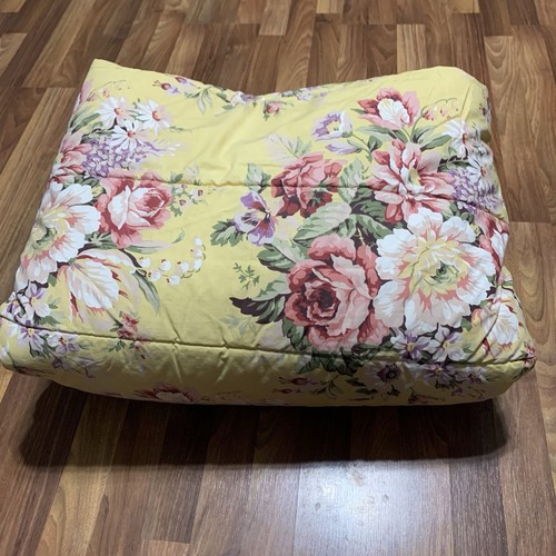 Vintage Ralph Lauren Floral Yellow Comforter Full/Queen. Plus 2 Sets Of Sheets. - Picture 4 of 7