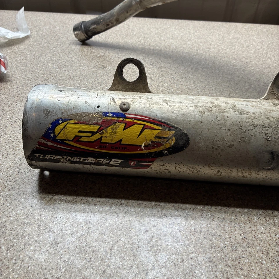 1996 YZ 250 Pro Circuit Pipe Expansion Chamber Exhaust FMF Turbine Core Slip On - Изображение 2 из 4