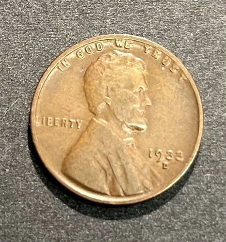 1933 D Lincoln Wheat Cent, Better Date US Coin, Lot 429