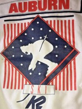 VTG 80s AUBURN SKI K2 SWEATSHIRT BOHO RETRO MOUNTAIN FESTIVAL SPRING BREAK RARE