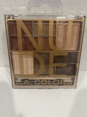 L.A. Colors Nude  Eyeshadow Palette New Sealed 10 Colors