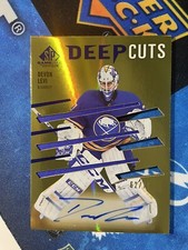 2023-24 SP Game Used Deep Cuts 62/75 Auto Devon Levi Buffalo Sabres