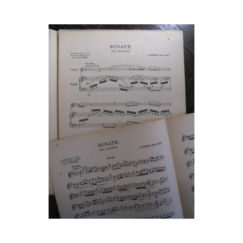DE FESCH Sonate Violon Piano 1914 - Imagen 3 de 3