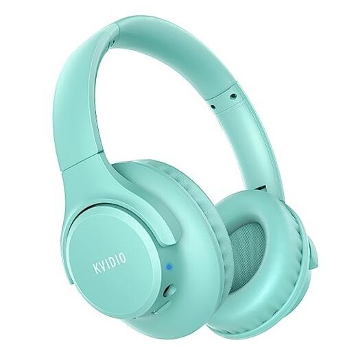 Updated Bluetooth Over-Ear Headphones with 65H Playtime in Green