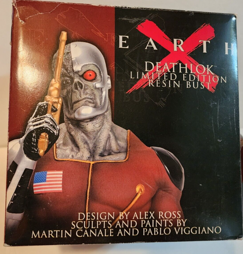 DEATHLOK LIMTD ED METALLIC VARIANT BUST -EARTH X - DYNAMIC FORCES #571/1200-2001 - Picture 13 of 14