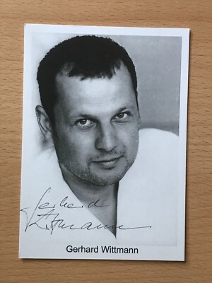 Gerhard Wittmann Autogrammkarte orig signiert SCHAUSPIELER COMEDY TV #6030