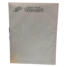 TAR TREK Voyager  original Letterhead Stationery  from Penny Juday�s desk
