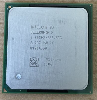 CPU Intel Celeron D 2,80 GHz L2: 256 FSB: 533 2800 MHz