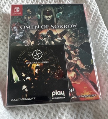 Omen of Sorrow Limited Edition + Sticker SWITCH Spiel in EN-FR-DE-ES-IT-PT NEU Eas