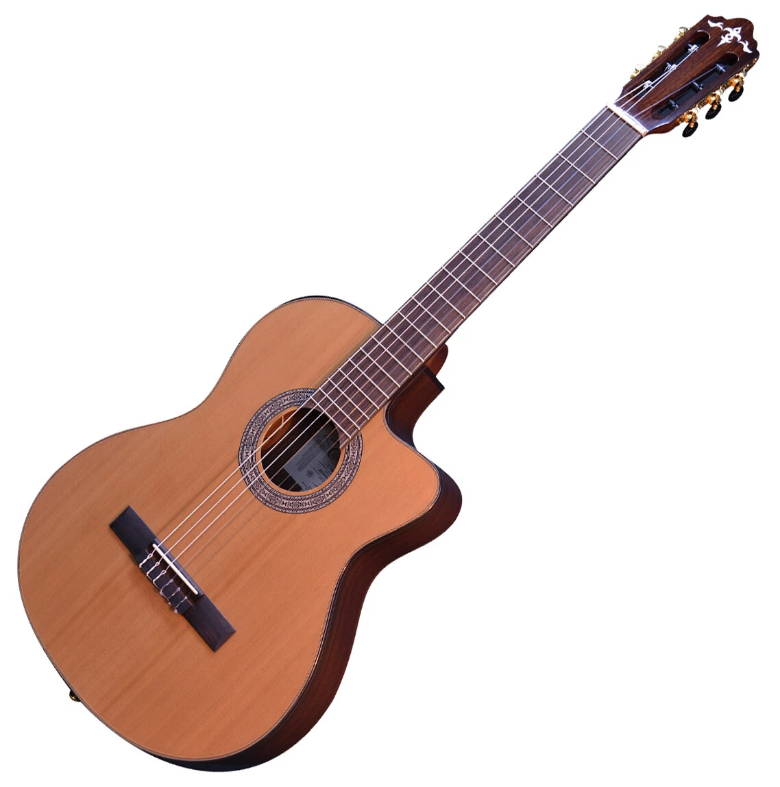 Crafter C 18ce Classical Guitar Cutaway Preamp Pickup Solid Red