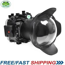 Seafrogs 130FT Underwater Housing with 6 Inch Dome Port Kit for Sony A7R IV A7R4