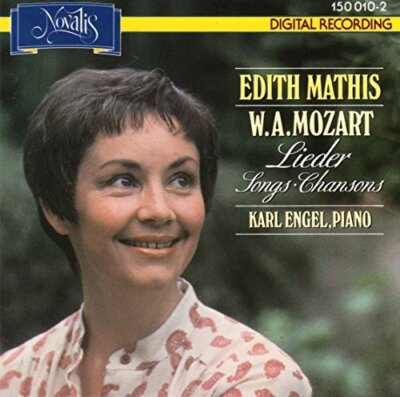 Edith Mathis Mozart: Lieder, Songs, Chansons (& Karl Engel, piano)  [CD]