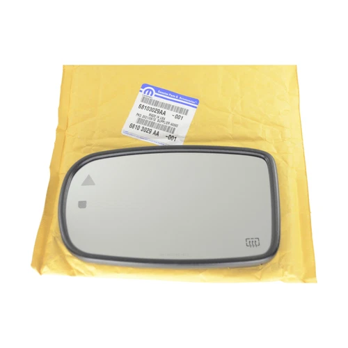 For 11-23 Charger /300 Driver Mirror Glass Heated Blind Spot Detect w/Holder OEM