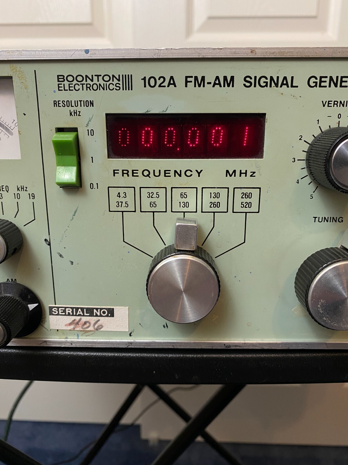 Boonton Electronics 102A FM AM Signal Generator NOT TESTED See Details