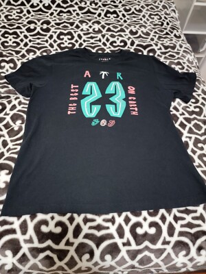 Nike Air Jordan The Best On Earth 305 Miami Graphic T-shirt Men Large Black