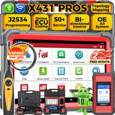 2025 LAUNCH X431 PRO 5 PAD V+ Car Diagnostic Scanner Tool Programming Key Coding