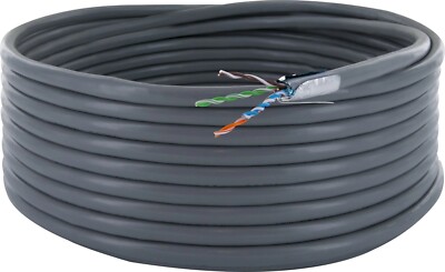 Schwaiger 10m Netzwerkkabel Verlegekabel CAT5e FTP Ethernet LANkabel RJ45 CAT.5e