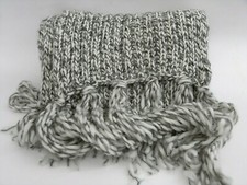 Kastigo Par Benetton Mohair Blend Coarse-Textured Unisexe Écharpe Mélanger Gris