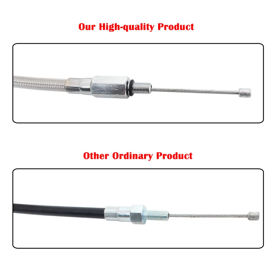 71-дюймовый стальной трос сцепления для Harley Sportster Softail Heritage Road King Dyna Bob - Изображение 3 из 4
