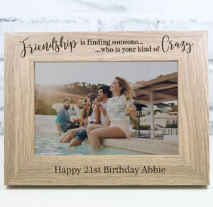 Personalised Photo Frame Birthday Gift 18th 21st 30th 40th 50th Birthday