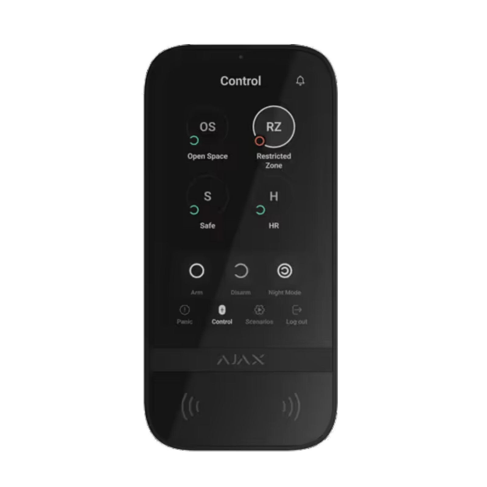 Ajax KeyPad TouchScreen Jeweller Tastiera wireless Touch screen Bianco