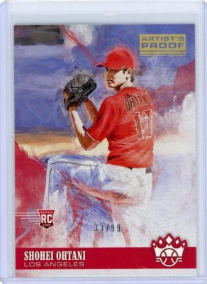 2018 Panini Diamond Kings Baseball Artist Proof Rookie #73 Shohei