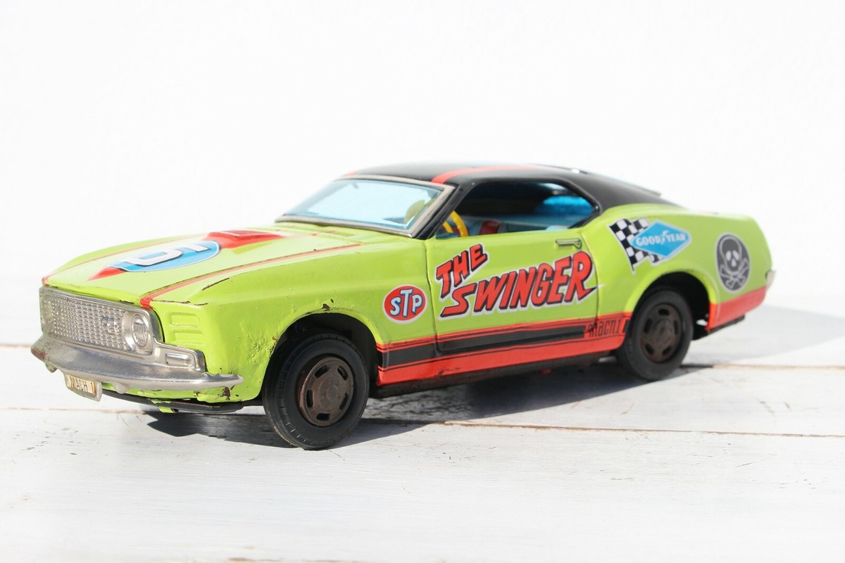 1967〜1969 ビンテージ　 IDOL PA-10 The Swinger Ford Mustang, Japanese Tin Toy, 1960-70s TPS | eBay