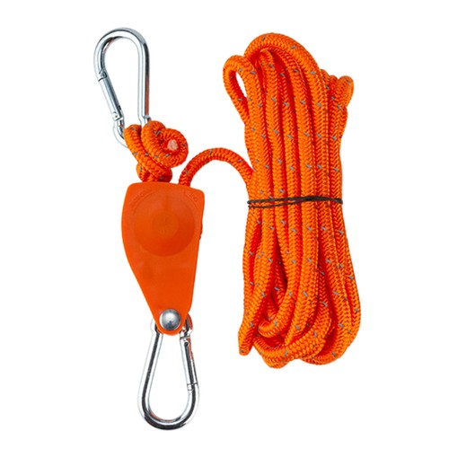 Camping Ratchet Pulley Tent Guide Rope Adjustable Guy Lines Tensioner Tie Down - Picture 14 of 18