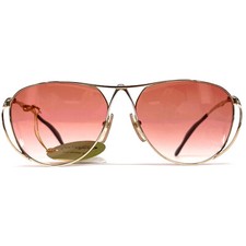 NOS Vintage COLANI 1002 Sunglasses - 80's Germany - Large - ORIGINAL - Gold/Red