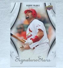 2009 Upper Deck Signature Stars Albert Pujols #8  St Louis Cardinals 