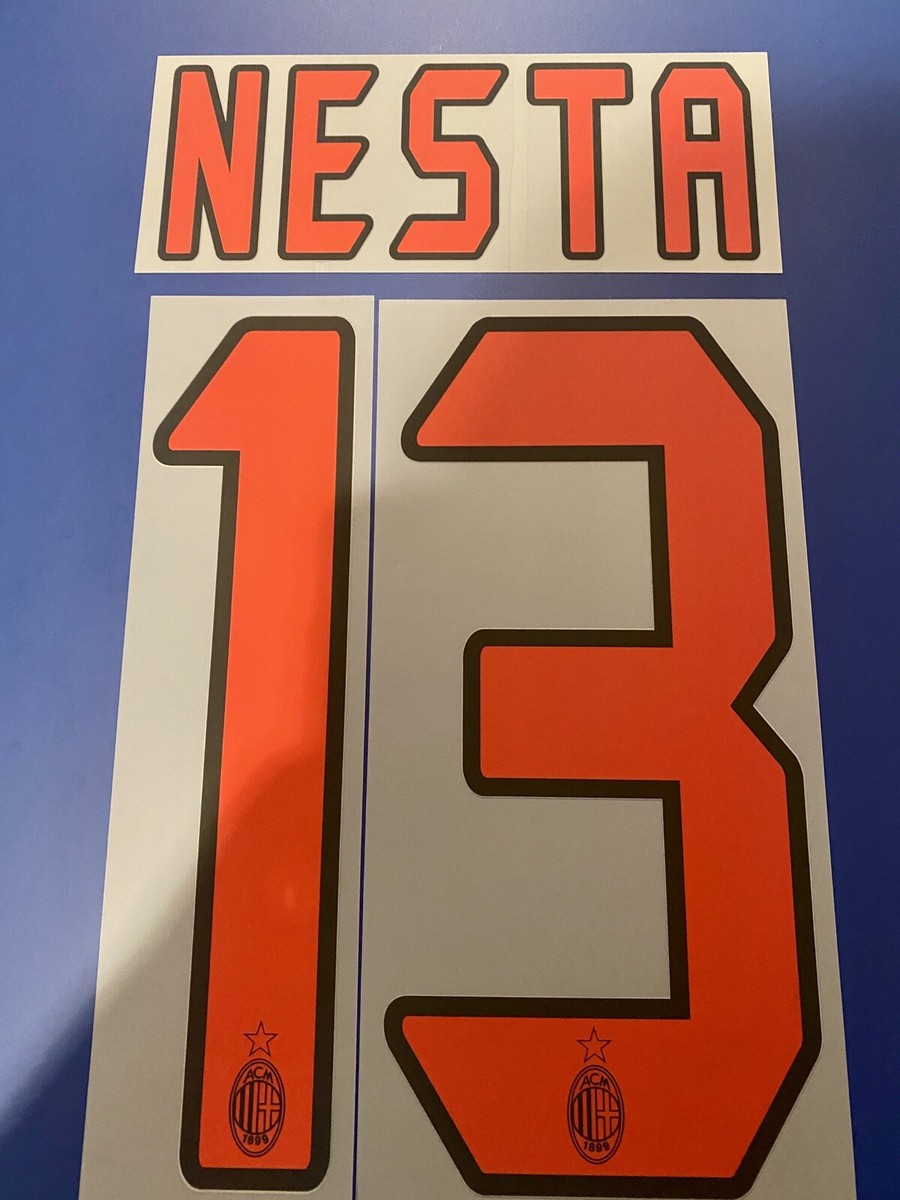 06-07 ACミラン ネスタ 13番 長袖 ユニフォーム NESTA 06-07 ACミラン