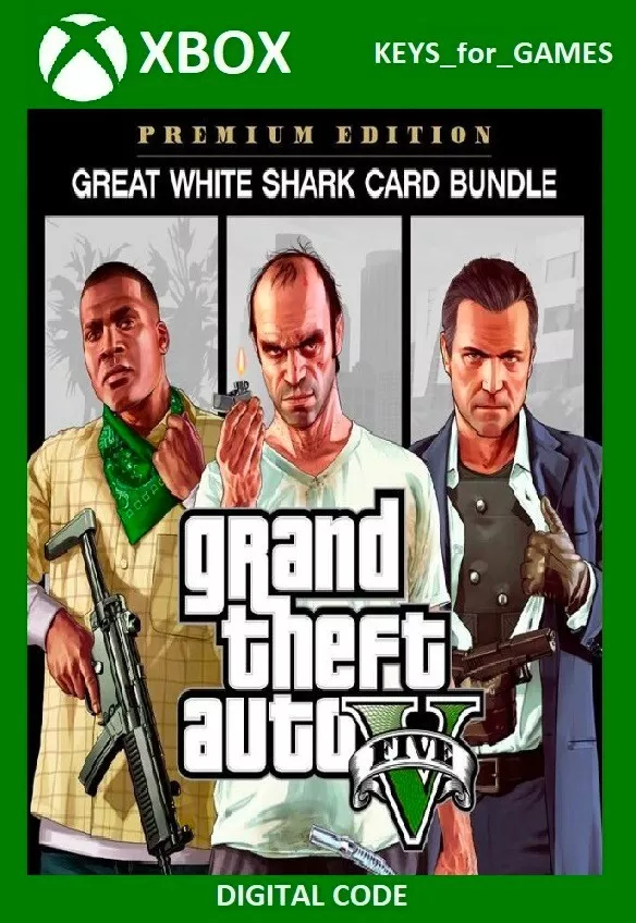 Gta V: Premium Online Edition & Great White Shark - (código)