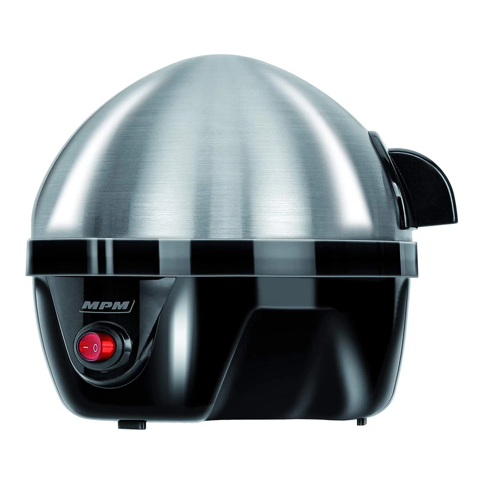 MPM Cuiseur électrique pour 7 oeufs en acier inoxydable, réglage de la cuisson 350W