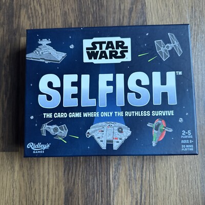 Selfish Star Wars Edition The Card Game Only Ruthless Survive Ridleys Games