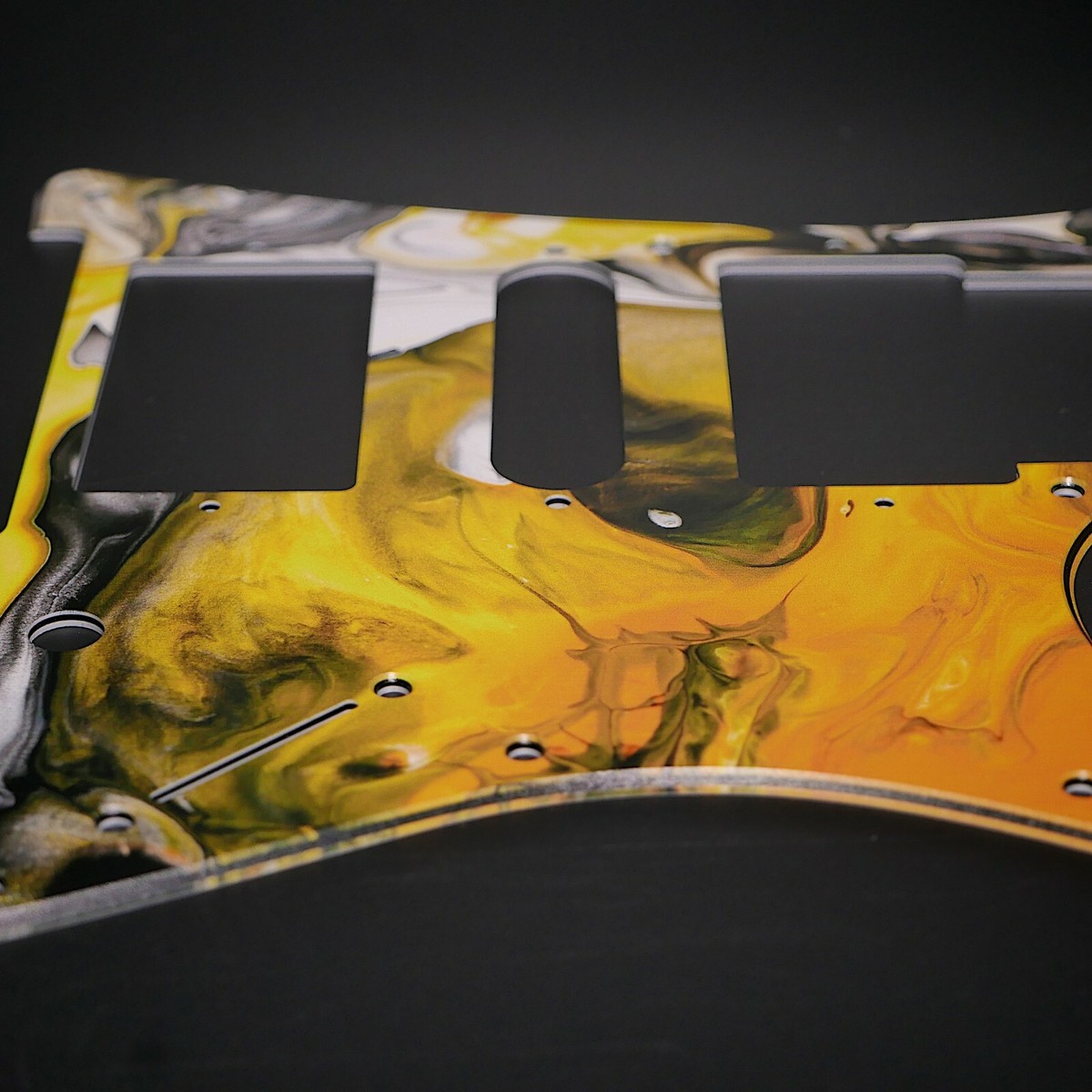 Ibanez RG Series Pickguard • Yellow Marble • Custom Pickguard