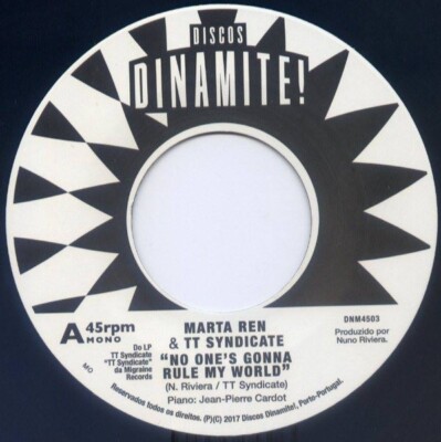 7'' MARTA REN & TT SYNDICATE ''No One's Gonna Rule Ny World/I'm The Wolf Man'' LTD 