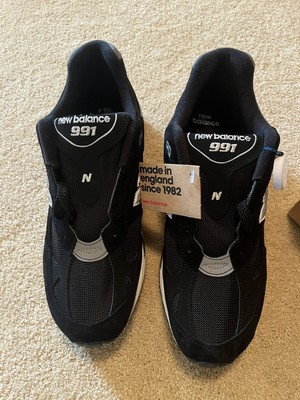 Size 9.5 - New Balance 991 Black Silver M991EKS | eBay 