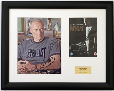 Clint Eastwood / Gran Torino / signiertes Foto / Autogramm / gerahmt / COA