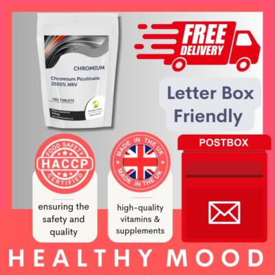 Chrom Essential x180 Tabletten für Stoffwechselgleichgewicht und tägliche Vitalität Gesundheit 